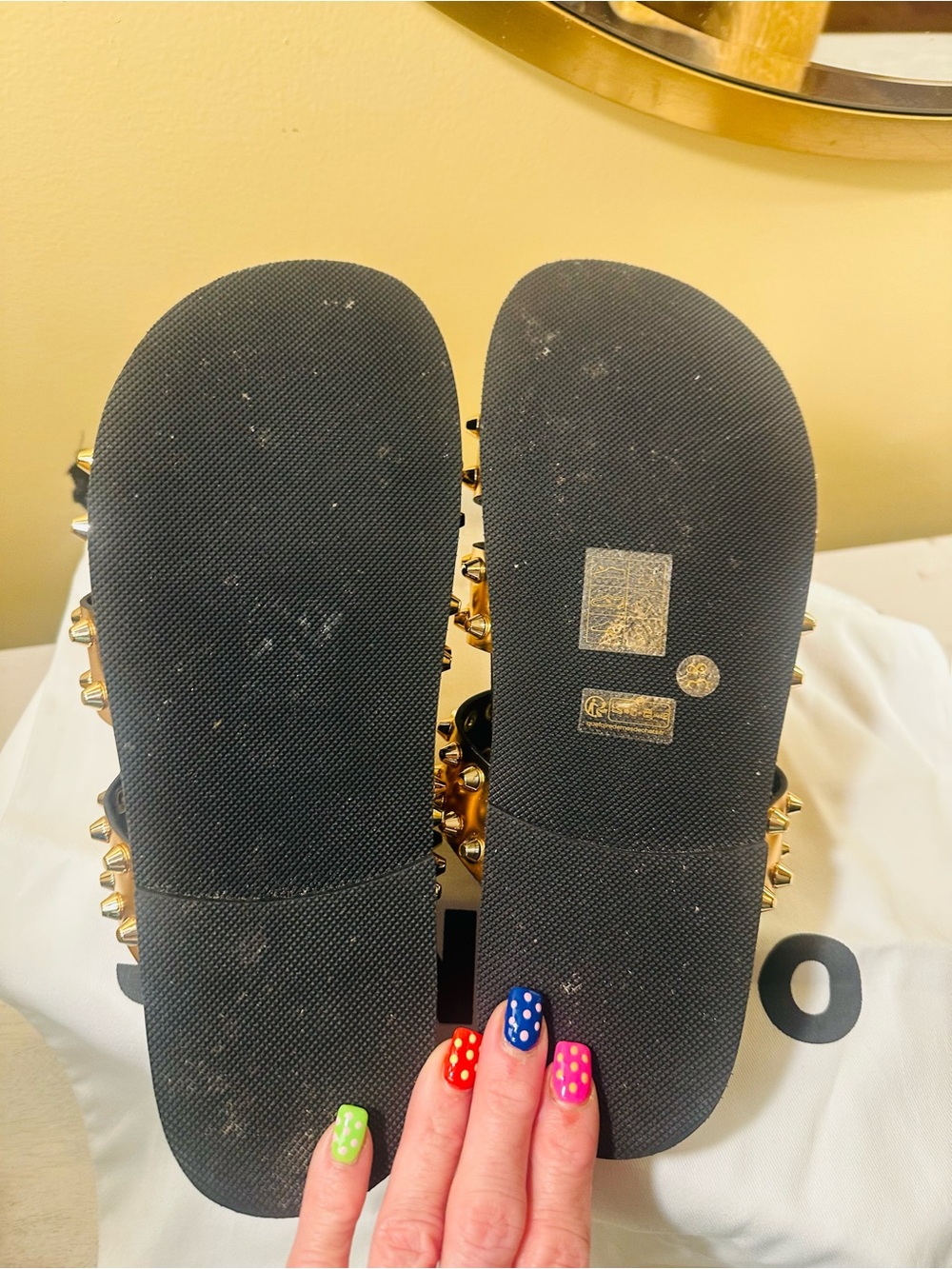 NIB Sandro Black Mully sandals - Picture 4 of 5